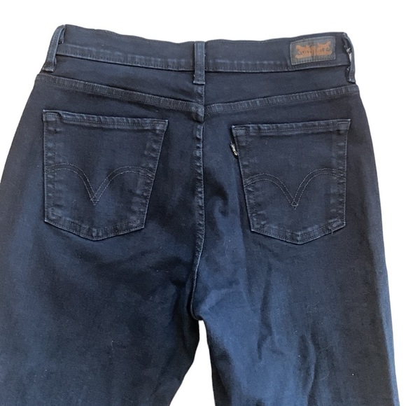 LEVI’S 512 Skinny Perfectly Slimming Black Jeans Silver Tab Size‎ 10 M - Picture 5 of 9